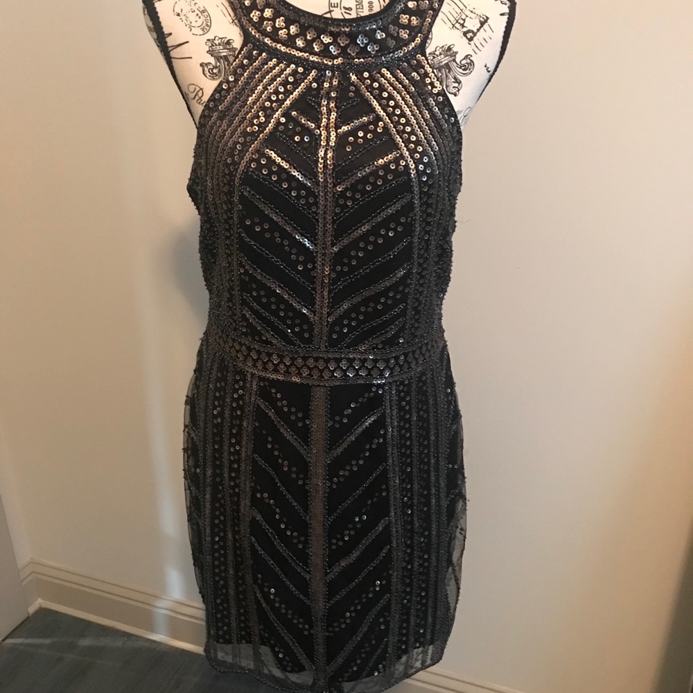 Sequin Gatsby Style Cocktail Dress